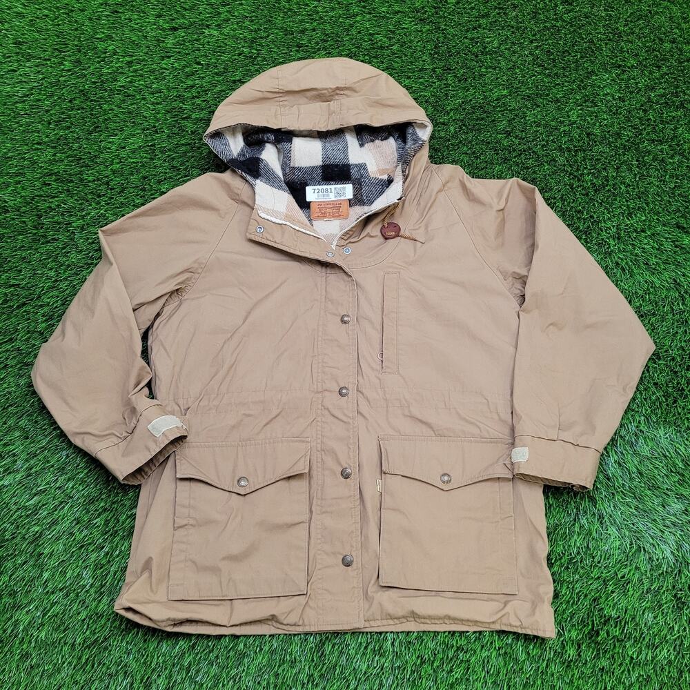 Vintage 70s LEVIS Barn Jacket Womens XL 22x26 Blanket-Lined